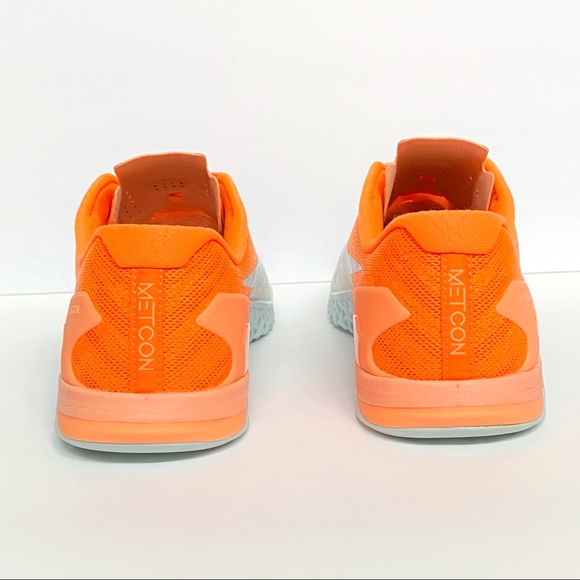 Nike Metcon 3 orange white blue material lace up trainers sneakers - Picture 4 of 8